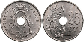 Belgium 25 Centimes 1928 - Albert I (1909-1934) - Dutch text
6.55g. UNC/UNC. Beautiful specimen with mint luster.