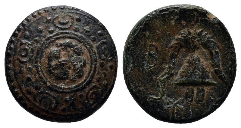 KINGS OF MACEDON. Alexander III 'the Great', 336-323 BC. AE. (16mm, 3.6 g) struc...