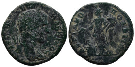Thrace, Hadrianopolis, Caracalla Æ (26mm, 10.7 g) AD 198-217. AYT K M AVP CE ANTΩNEINOC, laureate head to right / AΔPIANOΠOΛEITΩN, Tyche standing to l...