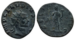 CLAUDIUS II GOTHICUS (268-270). Antoninianus. (18mm, 2.8 g) Rome. Obv: IMP C CLAVDIVS AVG. Radiate head right. Rev: GENIVS AVG. Genius standing left, ...