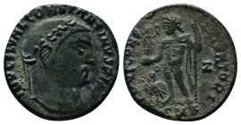 Constantine I, The Great, 307 - 337 AD AE Follis, Nicomedia Mint, (20mm, 3.5 g) Obverse: IMP C FL VAL CONSTANTINVS P F AVG, Laureate head of Constanti...
