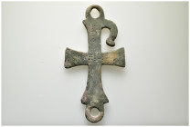 Bronze cross pendant with hook 63.4 gr.