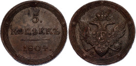 Russia 5 Kopeks 1804 KМ