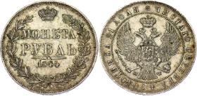 Russia 1 Rouble 1844 MW