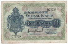 Falkland Islands 1 Pound 1938