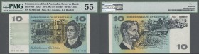 Australia: 10 Dollars ND(1967) P. 40b, condition: PMG graded 55 aUNC.