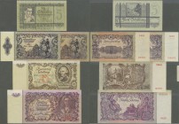 Austria: set of 5 notes containing 5 Schilling 1945 with ovpt. ”Ausgabe 1951” at left on front P. 126 (VF+), 2x 10 Schilling 1950 (1st and 2nd issue) ...