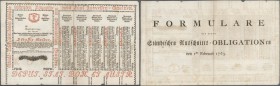 Austria: 30 Gulden 1763 Obligation Vienna, PR W7), complete sheet in condition: XF.
