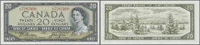 Canada: 20 Dollars 1954, signature Beattie & Coyne, P.80a in perfect UNC condition