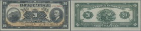 Canada: La Banque Nationale 20 Dollars 1922 SPECIMEN, P.S873s in very nice condition, just a bit decentered front due to the printing process. PMG gra...