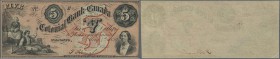 Canada: The Colonial Bank of Canada 5 Dollars 1859, P.S1679, extraordinary good condition, just a few minor spots, otherwise perfect. Condition: aUNC