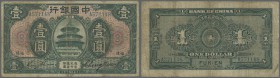 China: 1 Dollar Fukien 1918 P. 51f in condition: VG to F-.