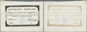 France: Republique Francaise 250 Livres 1793 Assignat, P.A75, great original shape and unfolded, just a few tiny spots. Condition: aUNC