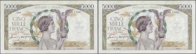 France: large lot of 25 MOSTLY CONSECUTIVE notes of 5000 Francs ”Victoire” 1943 P. 97 numbering from 26570695 to - 724 with only a few notes missing i...