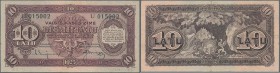 Latvia: 10 Latu 1925, P.24, highly rare note in VF condition with a few minor folds and creases. Condition: VF