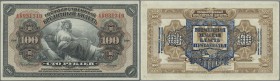 Russia: East Siberia - Pribaikal Region 100 Rubles 1918 with overprint ”Provisional Power of the Pribaikal Region” on back of Russia #40, P.S1197, two...