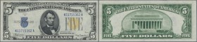 United States of America: 5 Dollar 1935A ”North Africa” yellow seal issue P. 414AY, in very crisp condition with only light corner bends, no folds, co...