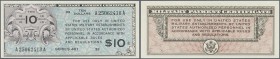United States of America: 10 Dollars MPC series 461 ND(1946-47), P.M7 in UNC condition