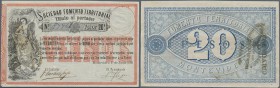 Uruguay: Sociedad Fomento Territorial 20 Pesos 1868, P.S482 in VF+
