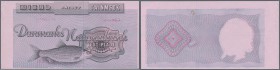 Testbanknoten: Test Note Denmark National Bank ”Test Pladé” on pink test paper with female portrait watermark, design resembles the design of the issu...