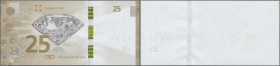 Testbanknoten: Uniface Testnote 2016 Louisenthal ”25”, intaglio print with several security features in UNC condition