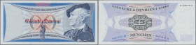 Testbanknoten: Testnote ”Wagner” 1988 by G&D, serial number D106015Z, intaglio print with watermark in UNC condition