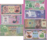 China: Collectors book with 234 only different pieces China-Hell-Money. Very nice assortment with some colorfull notes, some with very high denominati...