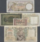 Greece: Small nice collection with 39 Banknotes from 1935 - 1987, containing for example 50, 100 and 1000 Drachmai 1935 P.104-106, 100.000 Drachmai 19...