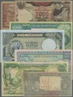 Indonesia: Album with 115 Banknotes Indonesia 1943 - 2016 containing for example 50, 100, 1000 and 2500 Rupiah animals series 1957 P.50, 51, 53, 54, 5...