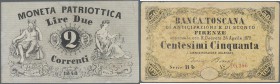 Italy: album with about 230 mostly different miscallaneous items mostly with relation to Italy, regional issues, bons, Albania, cheques and many more,...