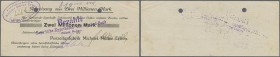 Deutschland - Notgeld - Bayern: Schönwald, Porzellanfabrik Michael Müller Erben, 2 Mio. Mark, 22.8.1923, Anweisung auf die Gemeinde-Sparkasse, Tag und...