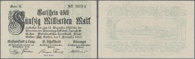 Deutschland - Notgeld - Hessen: Gießen, Heiligenstaedt, Schaffstaedt, Benninger, Gemeinschaftsausgabe, 50 Mrd. Mark, 7.11.1923, Serie B, Erh. II