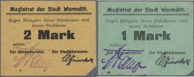 Deutschland - Notgeld: Kriegsbeginn 1914, Album mit 87 alphabetisch sortierten verschiedenen Notgeldscheinen, davon die Hälfte aus den ehemaligen Ostg...