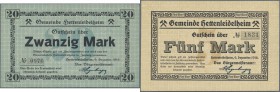 Deutschland - Notgeld - Pfalz: Großgeld 1918, Lot von 28 verschiedenen, fast durchgängig kassenfrischen Großgeldscheinen 1918 mit allen 4 Werten Hette...