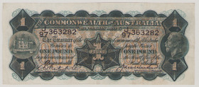 Australia 1 Pound, ND (1927), VF, P16c, BNB B121c Sign.Riddle-Heathershaw 

Estimate: 500-700