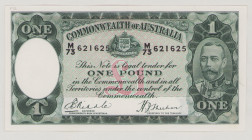 Australia 1 Pound, ND (1933-8), EF, P22, BNB B126a Sign.Riddle-Sheenan 

Estimate: 250-350