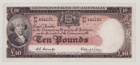 Australia 10 Pounds, ND (1953-66), VF, P32a, BNB B141a Sign.Coombs-Wilson 

Estimate: 140-180