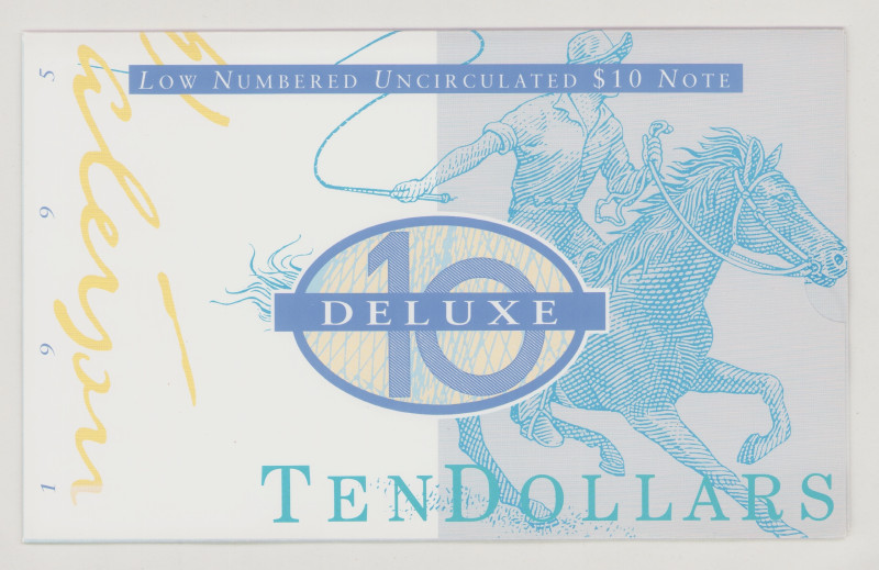Australia 10 Dollars, ND (19)95, UNC, PCS52e, BNB B205.10, Prefix AA with folder...