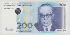 Bosnia - Herzegovina 200 Convertible Mark, 2002, UNC, P71a, BNB B215a 

Estimate: 220-250