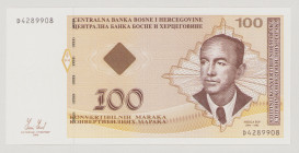 Bosnia - Herzegovina 100 Convertible Mark, 2008, UNC, P78b, BNB B222b 

Estimate: 120-150