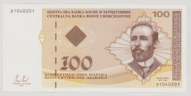 Bosnia - Herzegovina 100 Convertible Mark, 2008, UNC, P79b, BNB B223b 

Estimate: 120-150