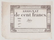France 100 Francs, 7.1.1795, VF/EF, PA78 

Estimate: 30-40
