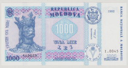 Moldova 1000 Lei, 1992, UNC, P18, BNB B116a 

Estimate: 50-80