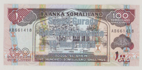 Somaliland, 100 Shillings, 18.5.1996, UNC, P18, BNB B120a 

Estimate: 50-70