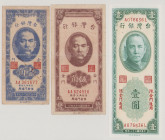 Taiwan (China), Kinmen 10 Cent, 1950, Fine, PR103b, BNB B357b 50 Cents, 1950, Fine, PR104b, BNB B359b 1 Yüan, 1949, UNC, PR101, BNB B362a 

Estimate...