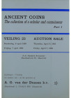 Catalogue de vente, Vente A.G. van der Dussen, Ancien coins the collection of a scholar and connoisseur, part 1 and 2, avril and june 1995
Ouvrages b...