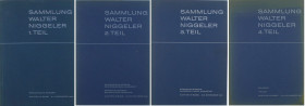 Catalogue de vente, Collection Walter Niggler, vente Leu, vente en 4 parties, 1965 à 1967
4 ouvrages brochés de la vente. 1 teil (3-4 dec 1965) : 67 ...