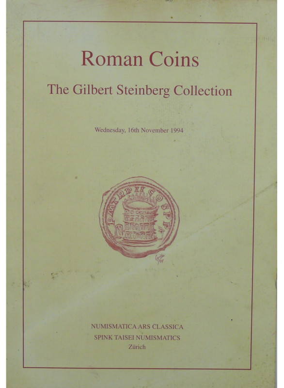 Catalogue de vente, Roman coins teh Gilbert Steinberg Collection, Numismatica ar...