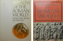 Lot de 2 ouvrages sur le monde romain
1- Wealth of the Roman World, Gold and silver AD. 300-700, 1977 ; 2- Who was Who in the Roman World 753 BC-AD 4...