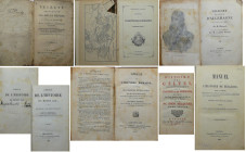 Lot de 7 ouvrages anciens sur des sujets divers
1- Histoire des Celtes , tome second, Mr. Simon Pelloutier 1750 ; 2- Abrégé de l'Histoire romaine à l...